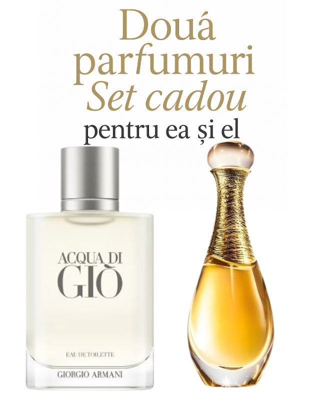 Set cadou: Giorgio Armani Acqua di gio 100ml (Tester) +Christian Dior J’Adore 100ml (Tester)