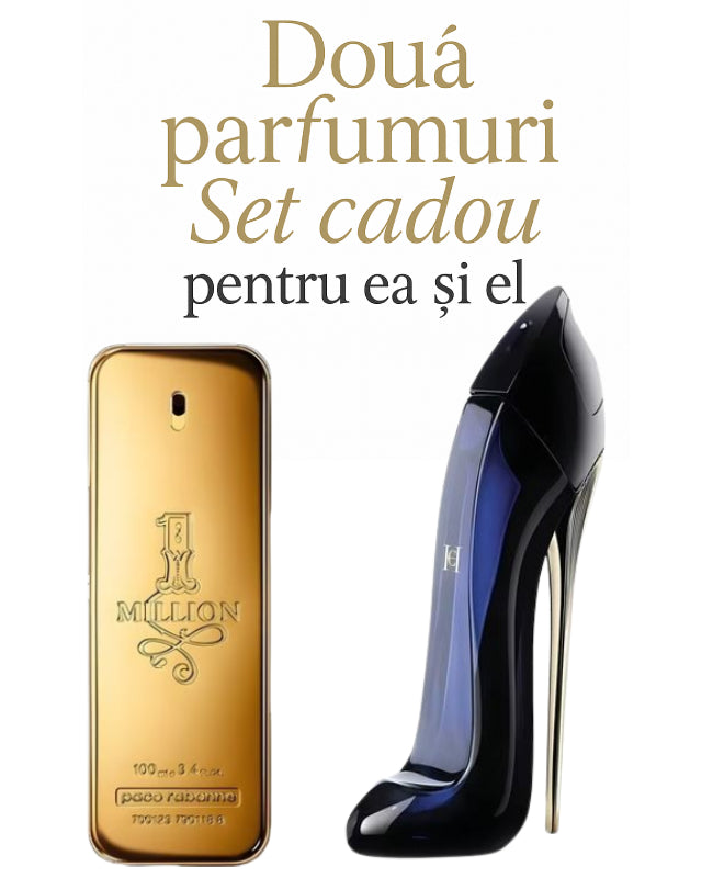 Set cadou: Paco Rabanne 1 Million 100ml (Tester) + Carolina Herrera Good Girl 80ml(Tester)